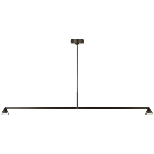 Midrand Crystal 60" Linear Chandelier by Visual Comfort & Co.. Made from brass in a unique style.
