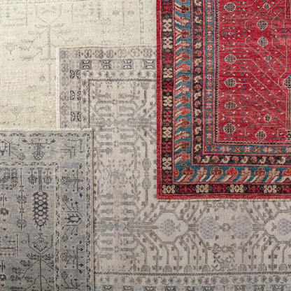 Salinas SLN13 Rug by Jaipur Living in red, blue. Made from 100% wool in a unique style.