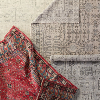 Salinas SLN13 Rug by Jaipur Living in red, blue. Made from 100% wool in a unique style.
