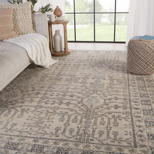 Salinas SLN14 Rug by Jaipur Living in gray. Made from 100% wool in a unique style.