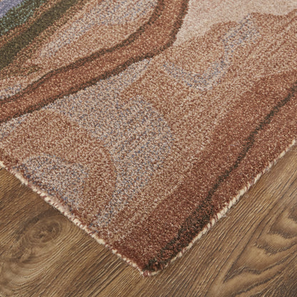 Amira Transitional Rug - 8634F by Feizy. Made from wool in a unique style.