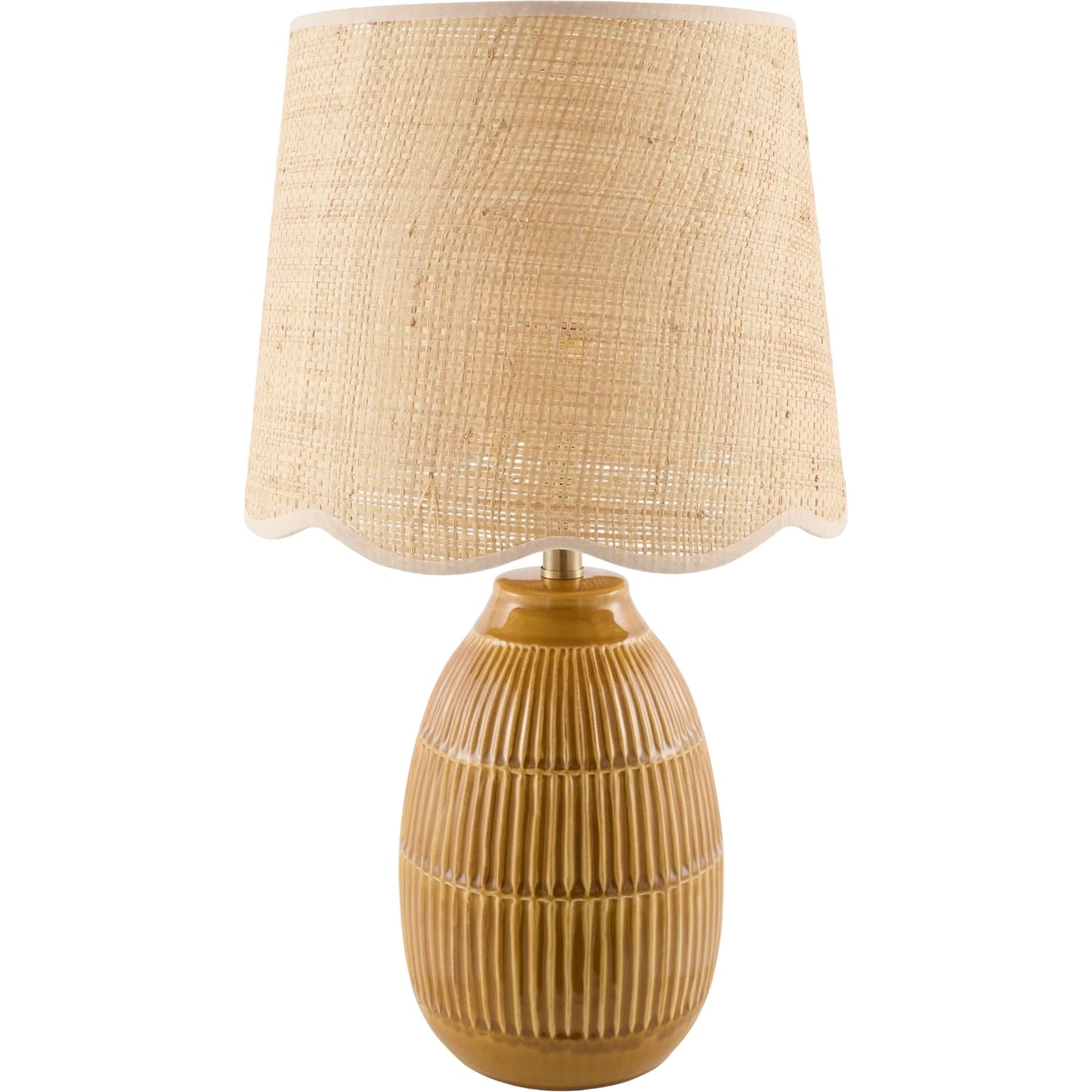 002 SI-2632266 | Primary Silo | Soleny Accent Table Lamp by Livabliss in gloss, electroplated, high. Made from ceramic, jute, polyester, iron in a unique style.