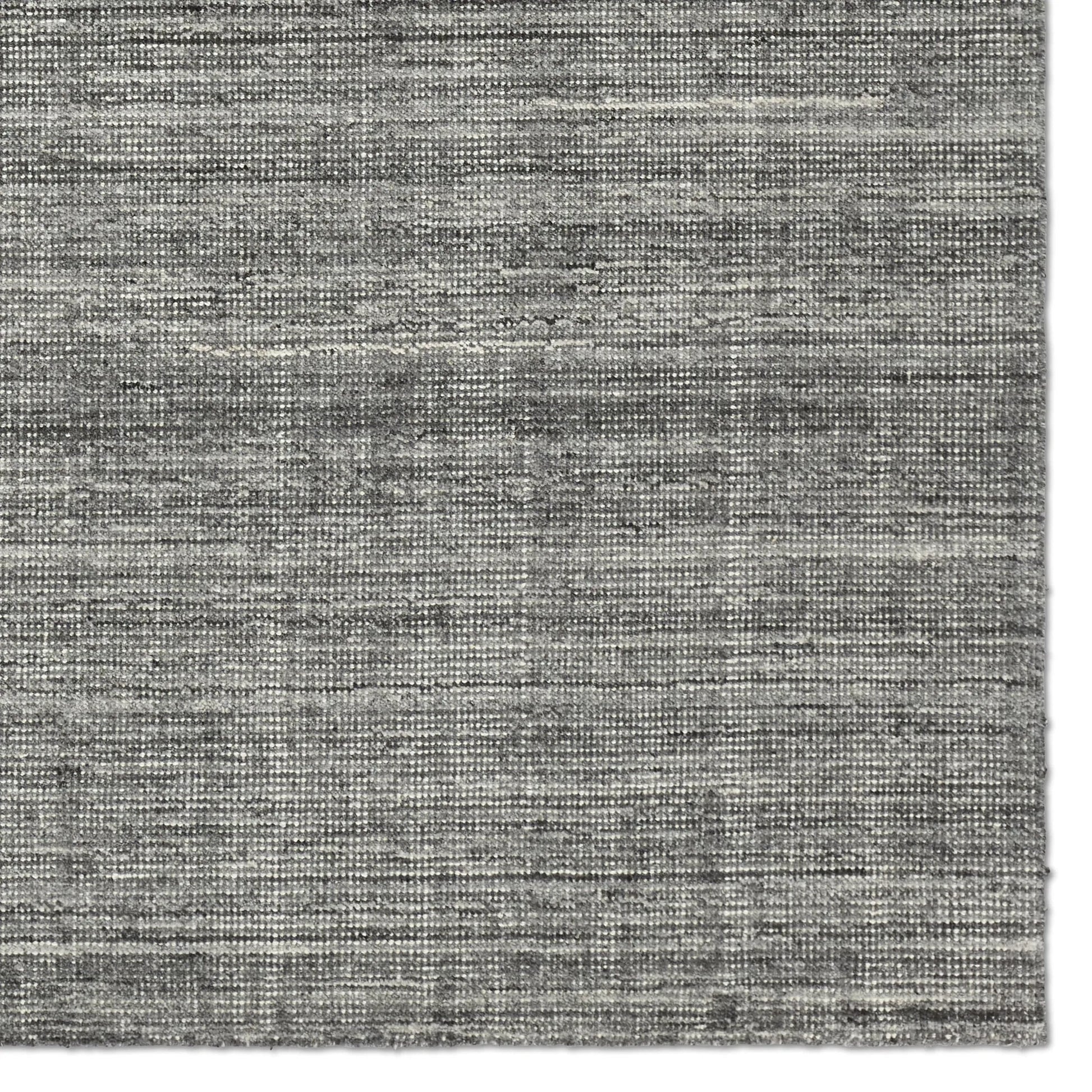 Solon SLO01 Rug by Jaipur Living in gray. Made from 60% wool, 40% cotton in a unique style.