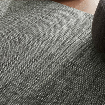Solon SLO01 Rug by Jaipur Living in gray. Made from 60% wool, 40% cotton in a unique style.