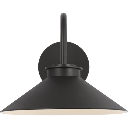 001 SI-2238099 | Primary Silo | Modern Barn Light Medium Wall Lantern by Visual Comfort & Co. in textured black. Made from stainless steel in a unique style.