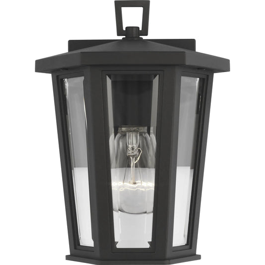 Witley Mini Wall Lantern by Visual Comfort & Co. in textured black. Made from stonestrong in a unique style.