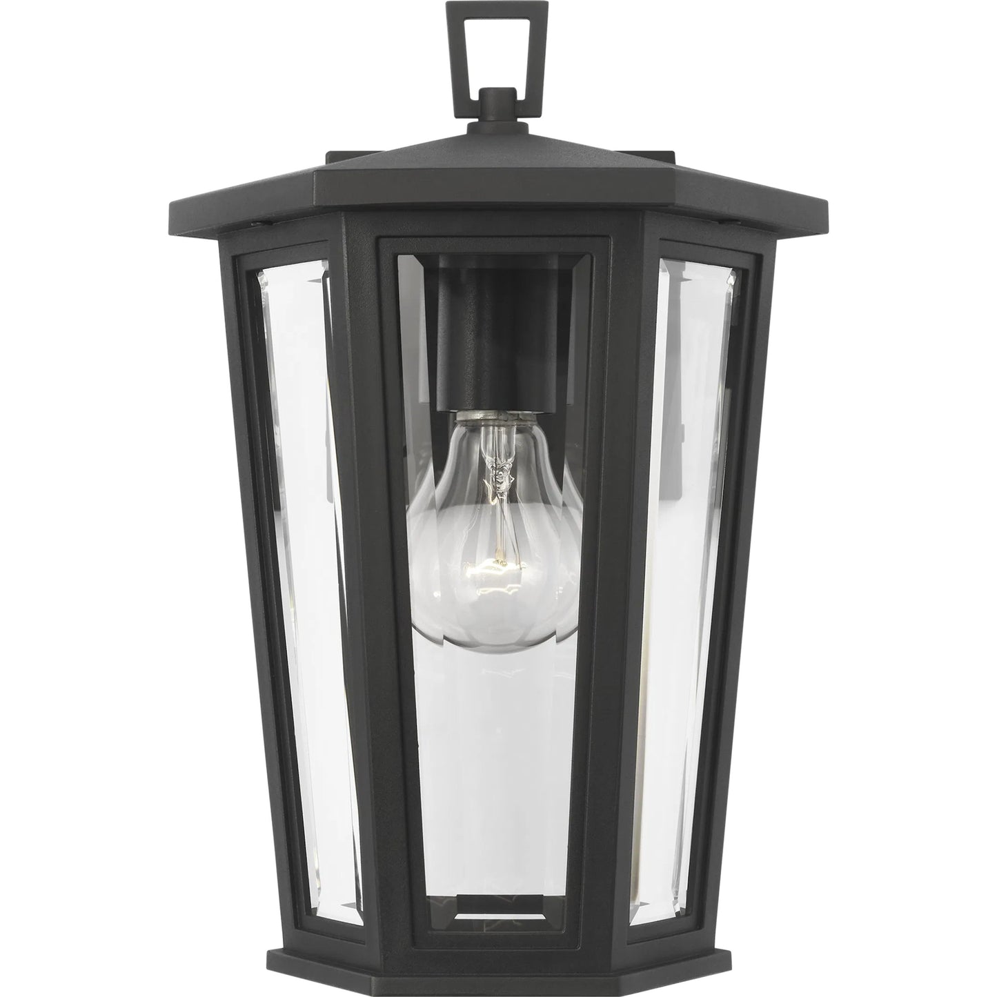 001 SI-2238102 | Primary Silo | Witley Small Wall Lantern by Visual Comfort & Co. in textured black. Made from stonestrong in a cottage & farmhouse style.