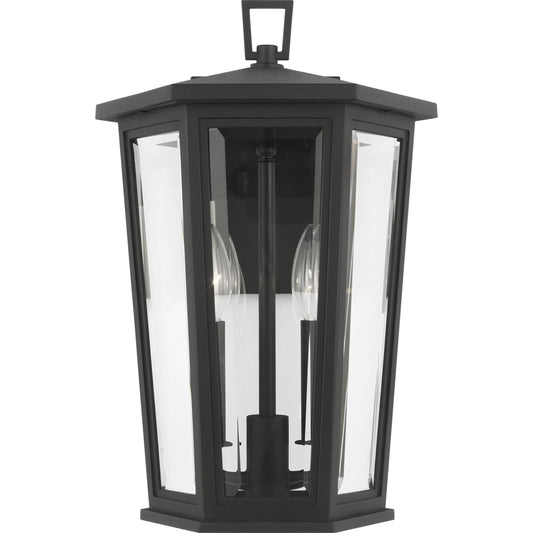 Witley Medium Wall Lantern by Visual Comfort & Co. in textured black. Made from stonestrong in a unique style.