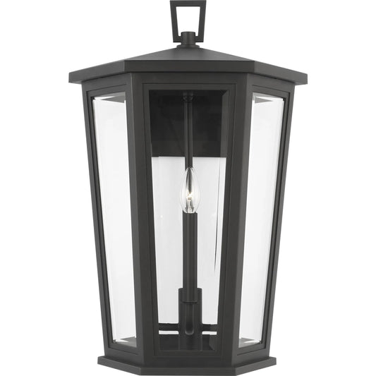 Witley Extra Large Wall Lantern by Visual Comfort & Co. in textured black. Made from stonestrong in a unique style.