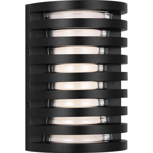 Quoddy 9" Wall Light by Visual Comfort & Co. in outdoor black. Made from aluminum in a unique style.