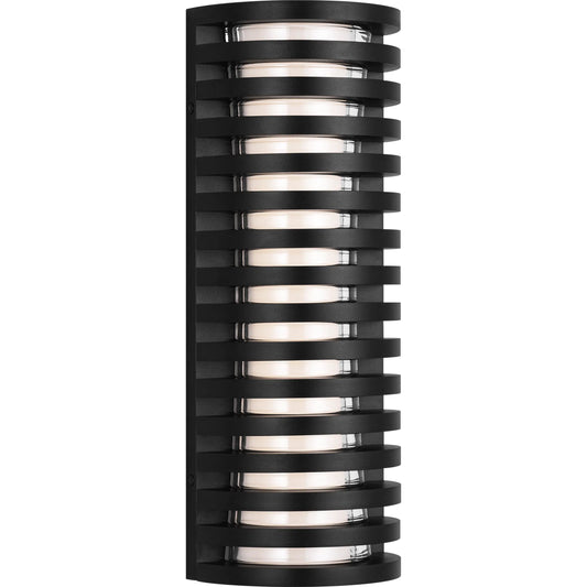 Quoddy 16" Wall Light by Visual Comfort & Co. in outdoor black. Made from aluminum in a unique style.