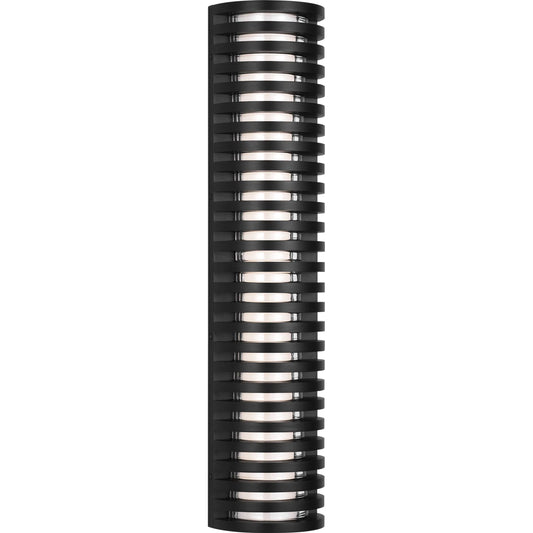 Quoddy 27" Wall Light by Visual Comfort & Co. in outdoor black. Made from aluminum in a unique style.