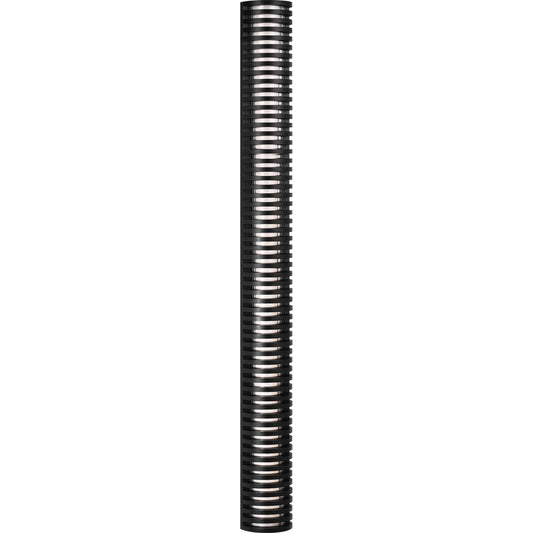 Quoddy 61" Wall Light by Visual Comfort & Co. in outdoor black. Made from aluminum in a unique style.