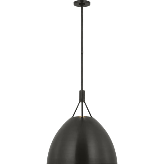 Sospeso Dome X-Large Pendant by Visual Comfort & Co.. Made from aluminum or brass in a unique style.
