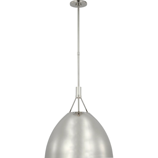 Sospeso Dome X-Large Pendant by Visual Comfort & Co.. Made from aluminum or brass in a unique style.