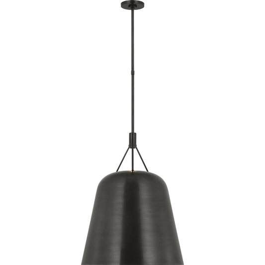 Sospeso Tapered X-Large Pendant by Visual Comfort & Co.. Made from aluminum or brass in a unique style.
