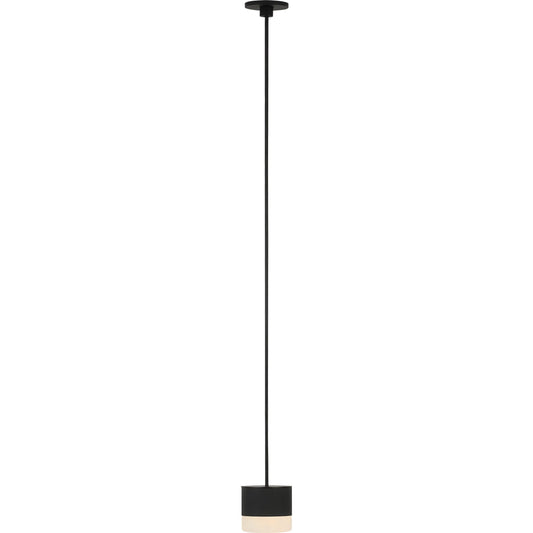 Gable Alabaster Port Alone Pendant by Visual Comfort & Co.. Made from aluminum or brass in a modern style.
