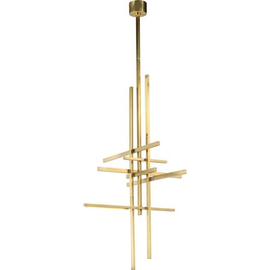 Cityscape X-Large Pendant by Visual Comfort & Co. in white. Made from brass in a modern style.