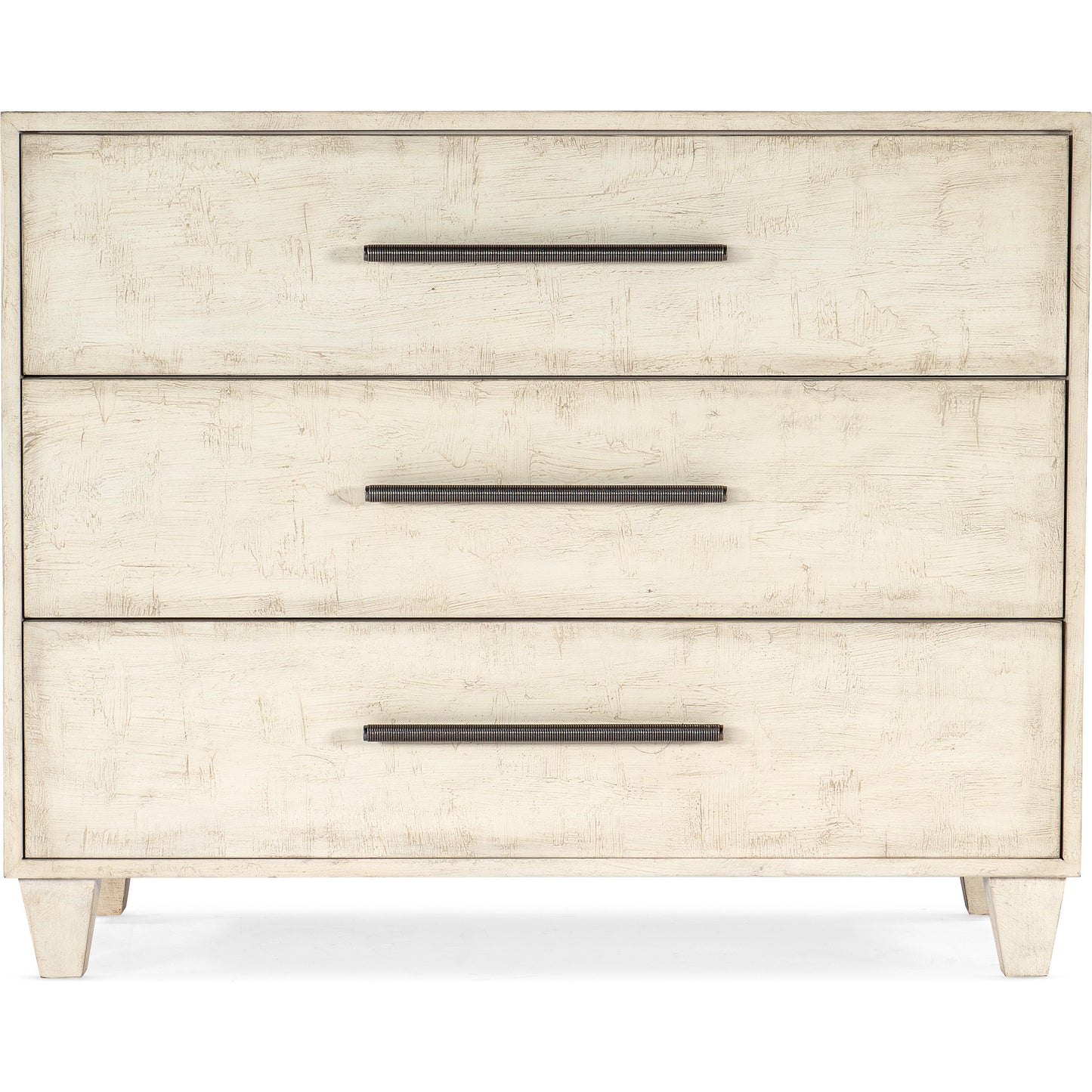 002 SI-1996350 | Additional Silo | Melange Saffron Three Drawer Chest by Hooker Furniture in textured cream. Made from maple veneers in a modern style.