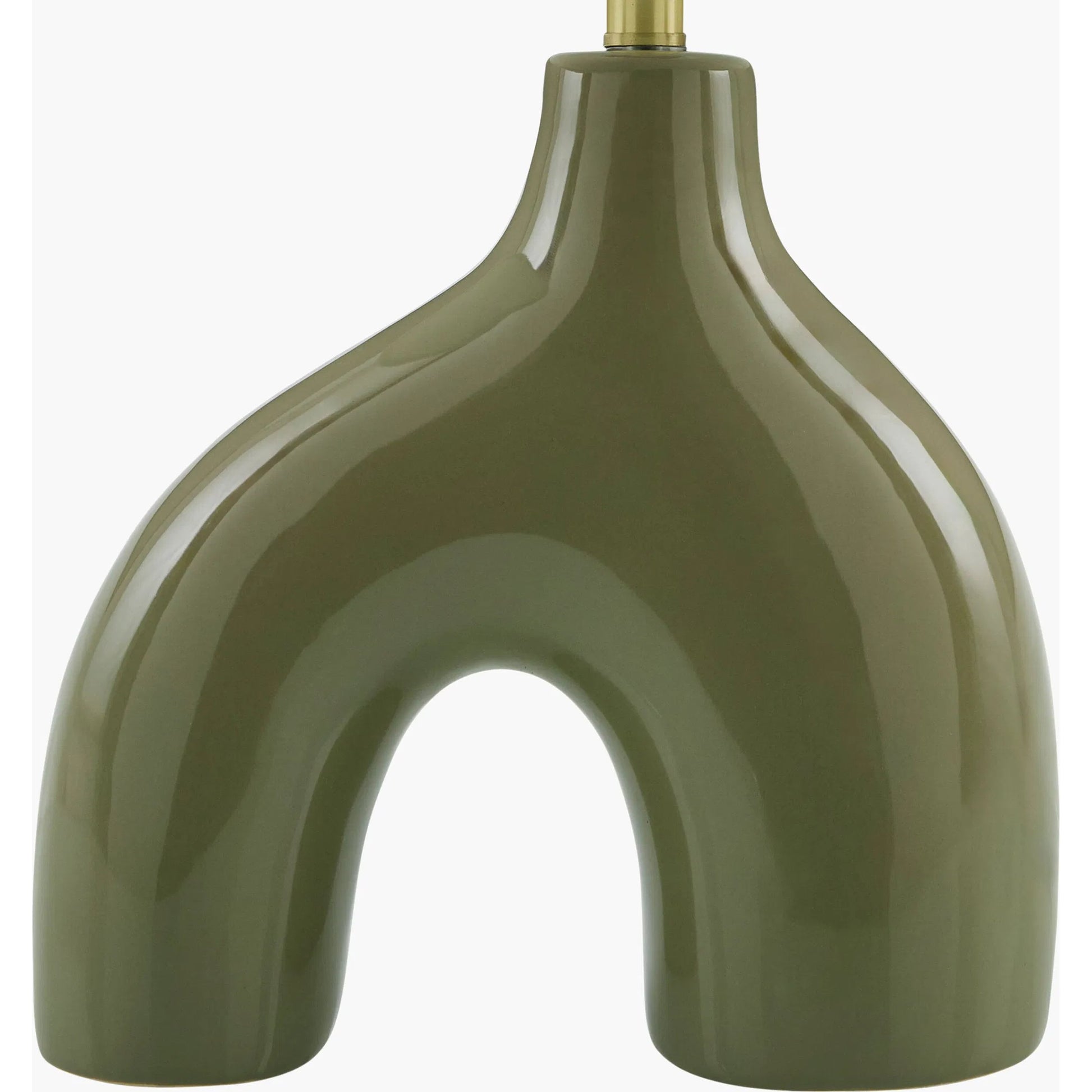 Solara Accent Lamp by Livabliss. Made from ceramic, cotton, iron in a modern style.