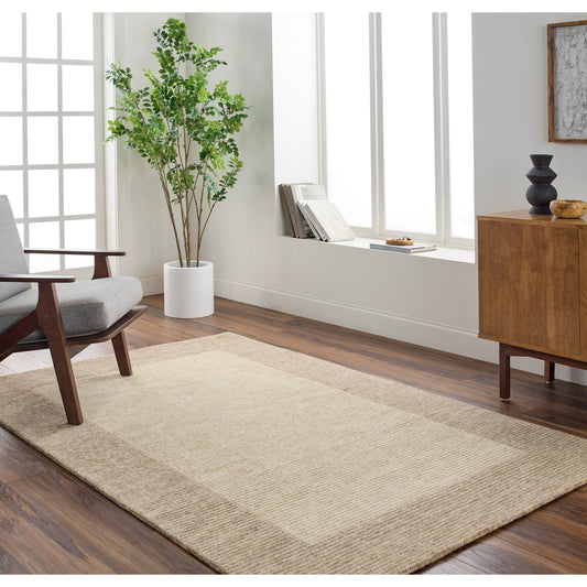 Skylar Rug - 11494 by Livabliss in natural, pearl, khaki. Made from face: 100% wool in a unique style.