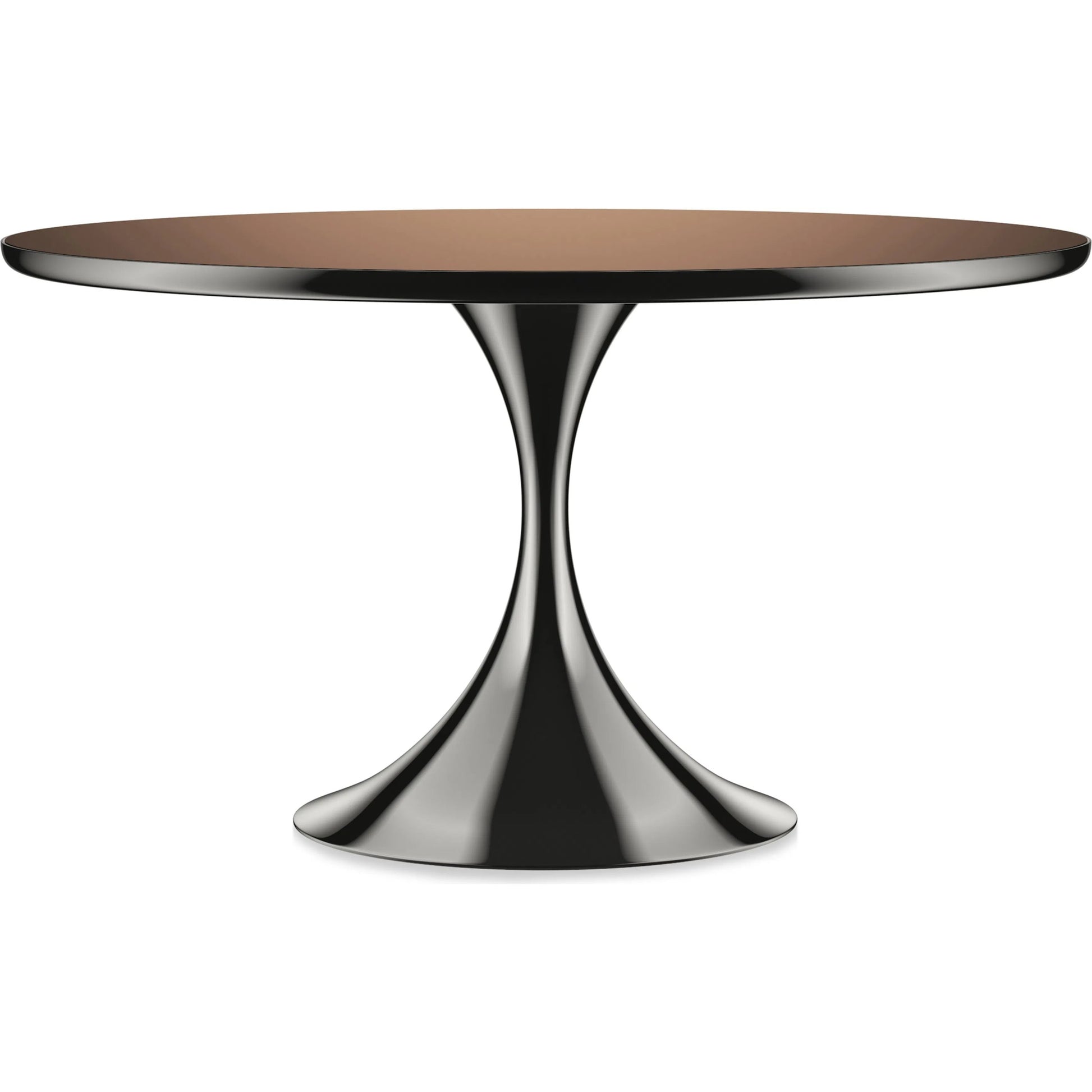 Semper 54 Round Dining Table by Caracole. Made from metal, glass in a transitional style.