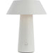 Sesa Short Accent Rechargeable Table Lamp by Visual Comfort & Co.. Made from aluminum or brass in a unique style.