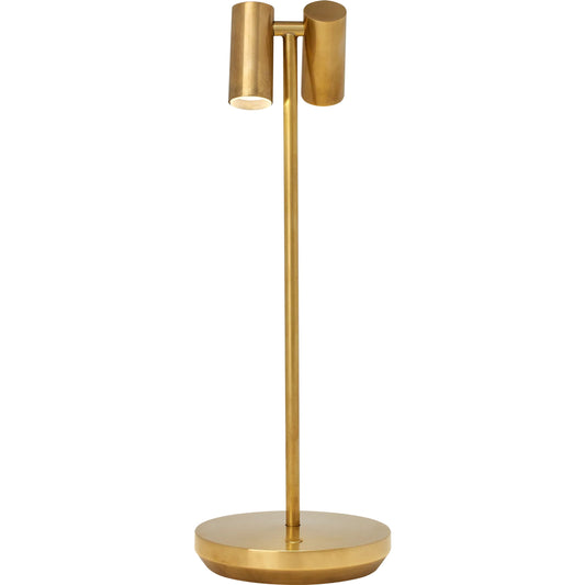 Doppia Accent Rechargeable Table Lamp by Visual Comfort & Co.. Made from aluminum or brass in a unique style.