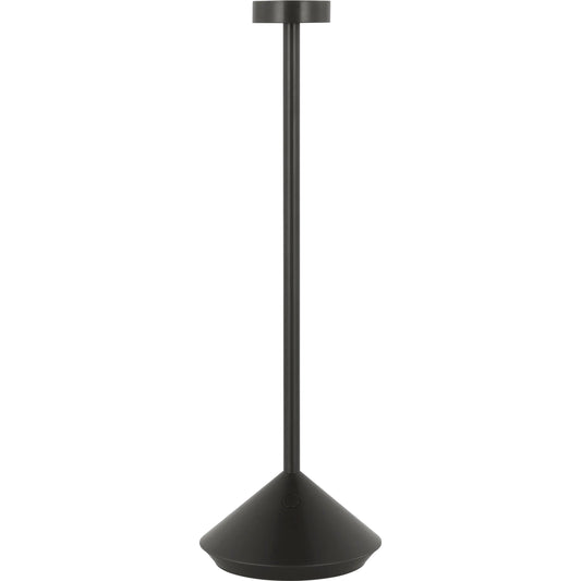 Moneta Accent Rechargeable Table Lamp by Visual Comfort & Co. in bronze. Made from brass in a unique style.