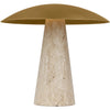 Brass, Natural Travertine