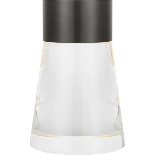 Caspe 8" Rechargeable Table Lamp by Visual Comfort & Co.. Made from brass in a modern style.