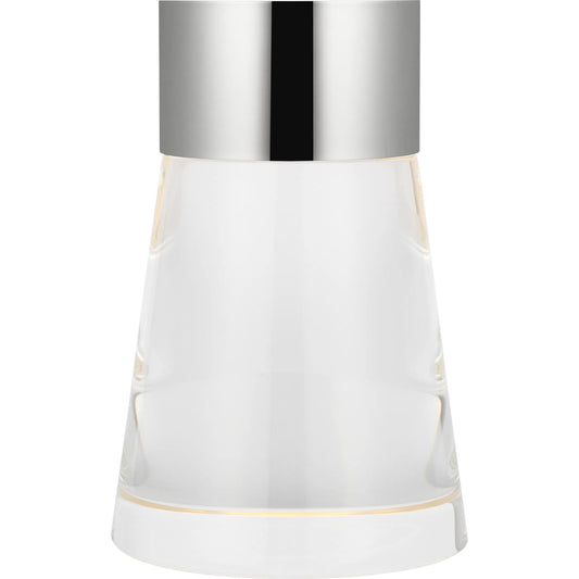 Caspe 8" Rechargeable Table Lamp by Visual Comfort & Co.. Made from brass in a modern style.