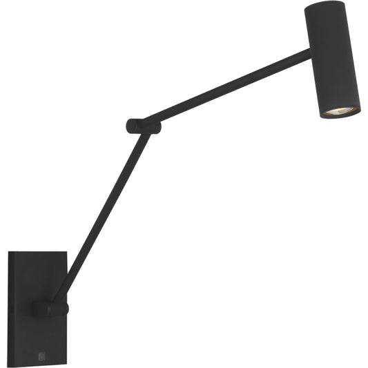 Ponte Medium Task Sconce by Visual Comfort & Co.. Made from steel or brass in a unique style.