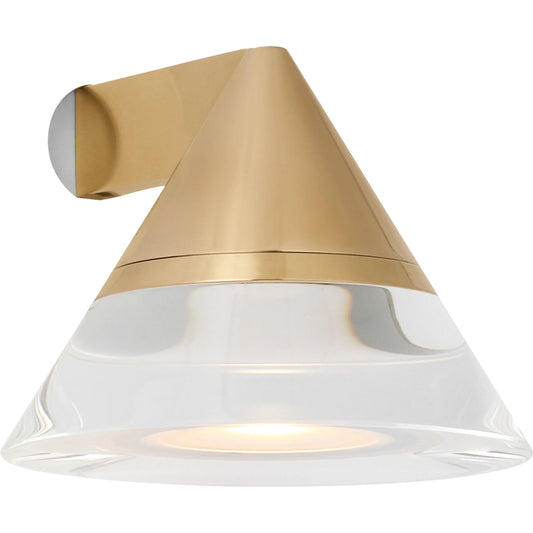Midrand Crystal 4" Task Sconce by Visual Comfort & Co.. Made from brass in a unique style.