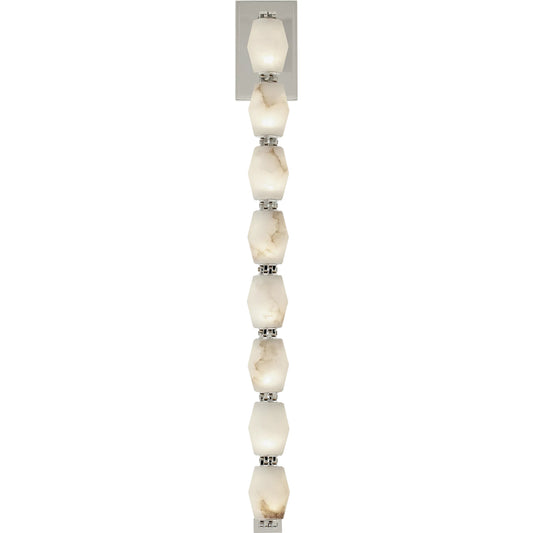 Collier Alabaster 28" Sconce by Visual Comfort & Co. in alabaster. Made from aluminum or brass in a modern style.