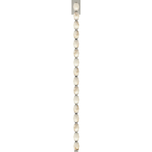 Collier Alabaster 53" Sconce by Visual Comfort & Co. in alabaster. Made from aluminum or brass in a modern style.