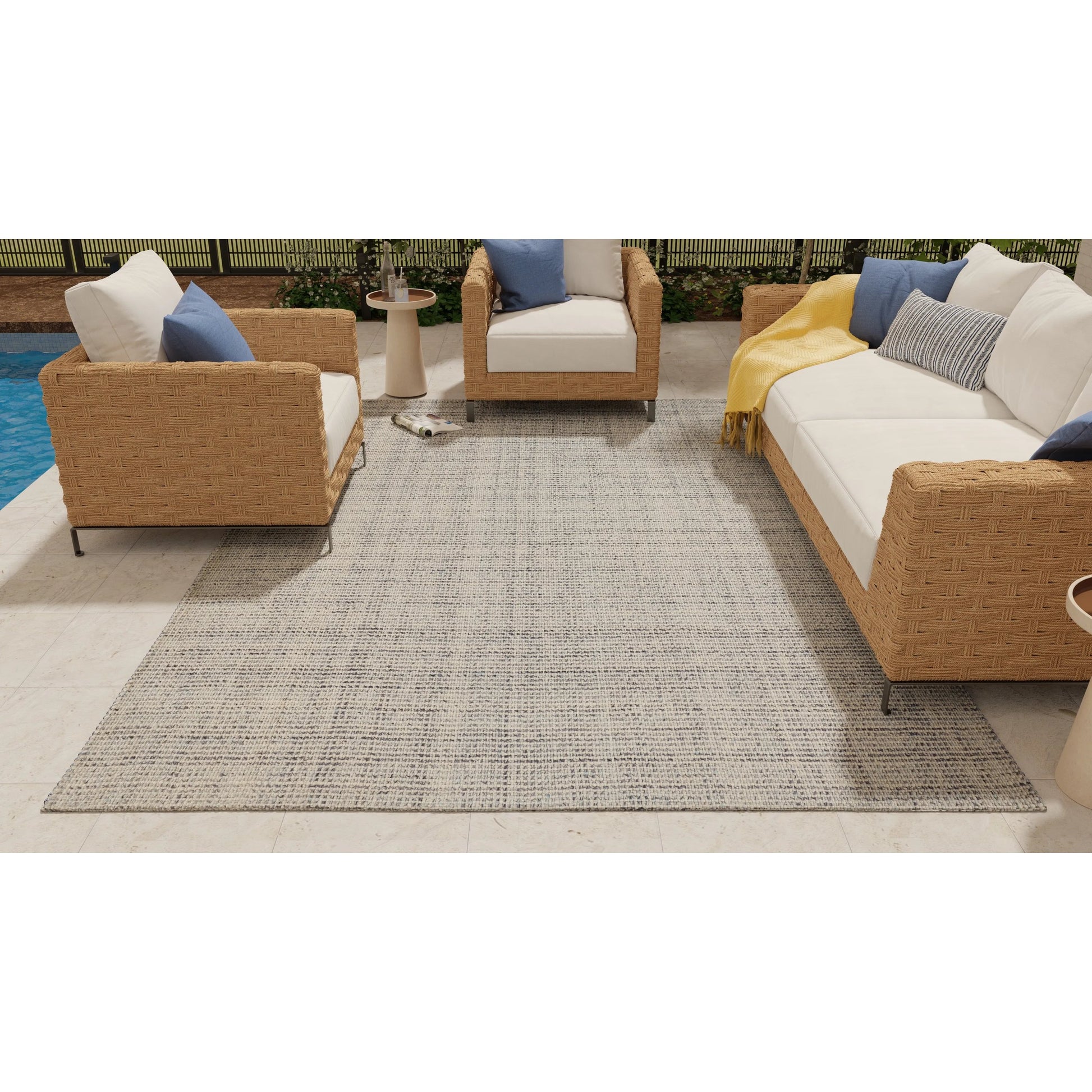 Naples Transitional Solid Rug - 0751F by Feizy. Made from polyester in a unique style.