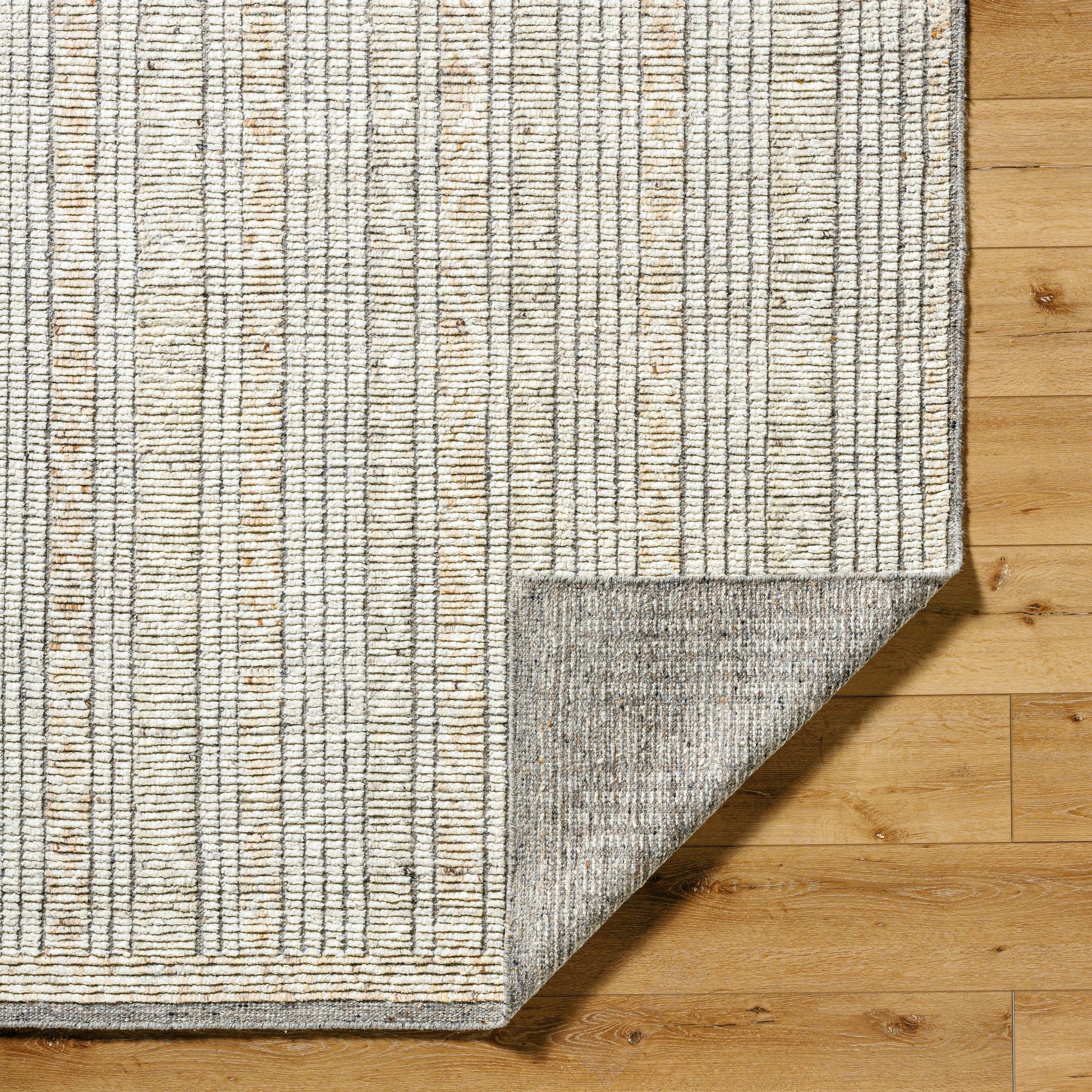 Samarkand SMD-2300 Rug by Surya in ivory, sandstone, charcoal, taupe. Made from main: 100% wool in a unique style.