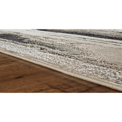 Micah Rug - 3049F by Feizy in silver, gray, black. Made from polyester, polypropylene in a unique style.