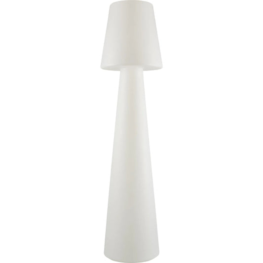 Summerfest Accent Floor Lamp by Livabliss in white and frosted. Made from polyethylene in a unique style.