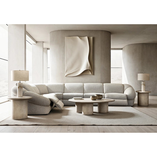 Massimo 6-Piece Fabric Power Motion Sectional by Bernhardt in beige, tan. Made from fabric in a transitional style.