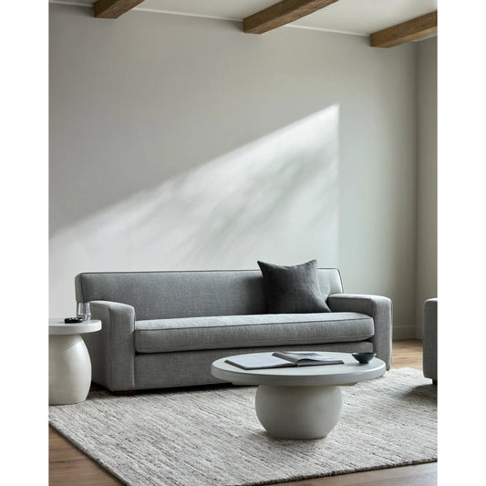 Smith Sofa - 539333 by Surya in base: brown and stained. Made from polyester, poplar, plywood, rubber wood, polyurethane foam, duck feathers in a modern style.