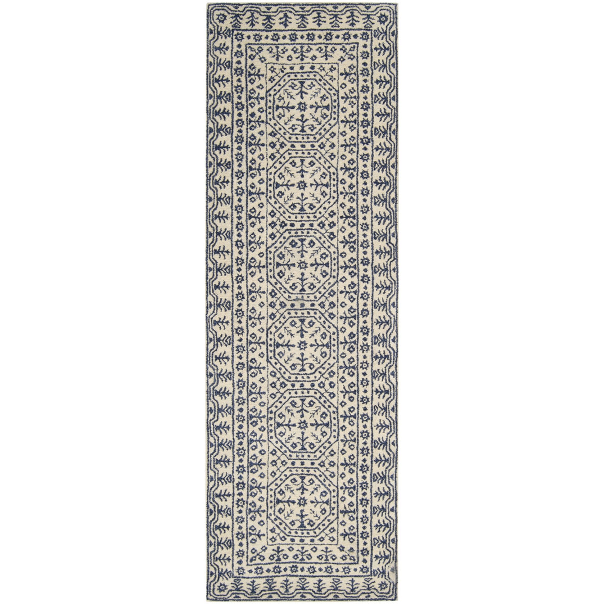 Smithsonian Rug - 1583 by Surya in blue, beige. Made from 100% new zealand wool in a unique style.