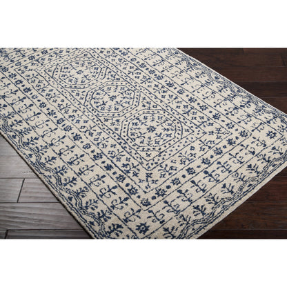 Smithsonian Rug - 1583 by Surya in blue, beige. Made from 100% new zealand wool in a unique style.
