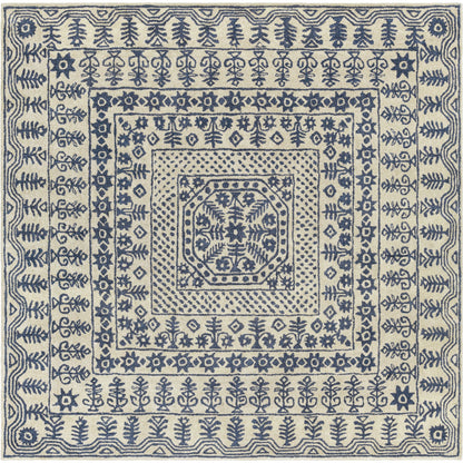 Smithsonian Rug - 1583 by Surya in blue, beige. Made from 100% new zealand wool in a unique style.