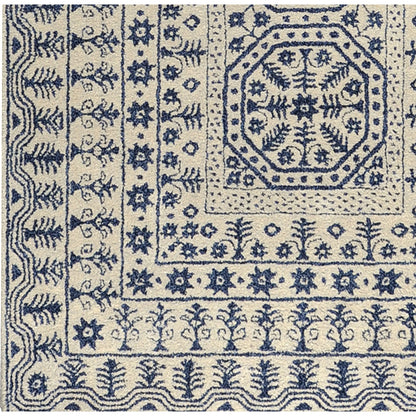 Smithsonian Rug - 1583 by Surya in blue, beige. Made from 100% new zealand wool in a unique style.