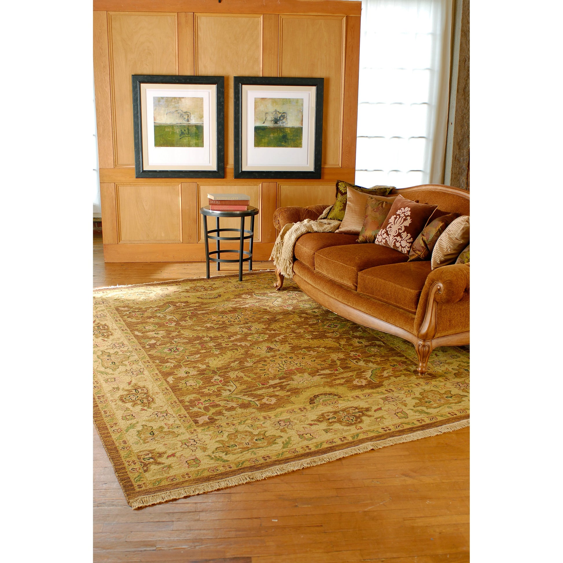 Soumek Rug - 11455 by Surya in brown. Made from 100% semi-worsted new zealand wool in a unique style.
