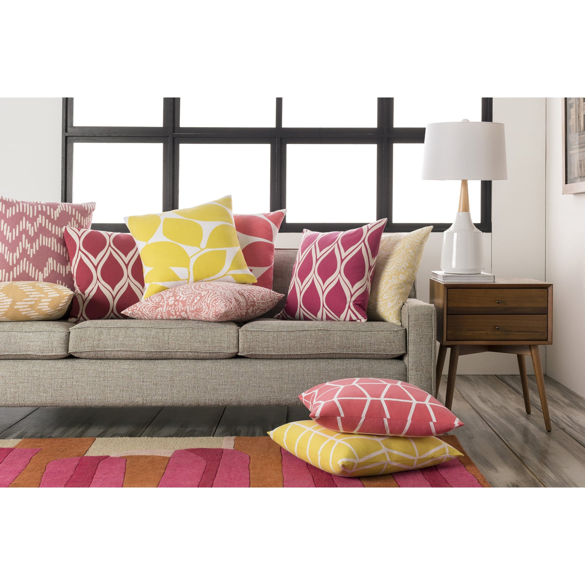 Somerset Indoor/Outdoor Pillow by Surya. Made from 100% cotton in a modern style.