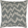 Light Beige, Medium Gray / Down Feather / 18" x 18"