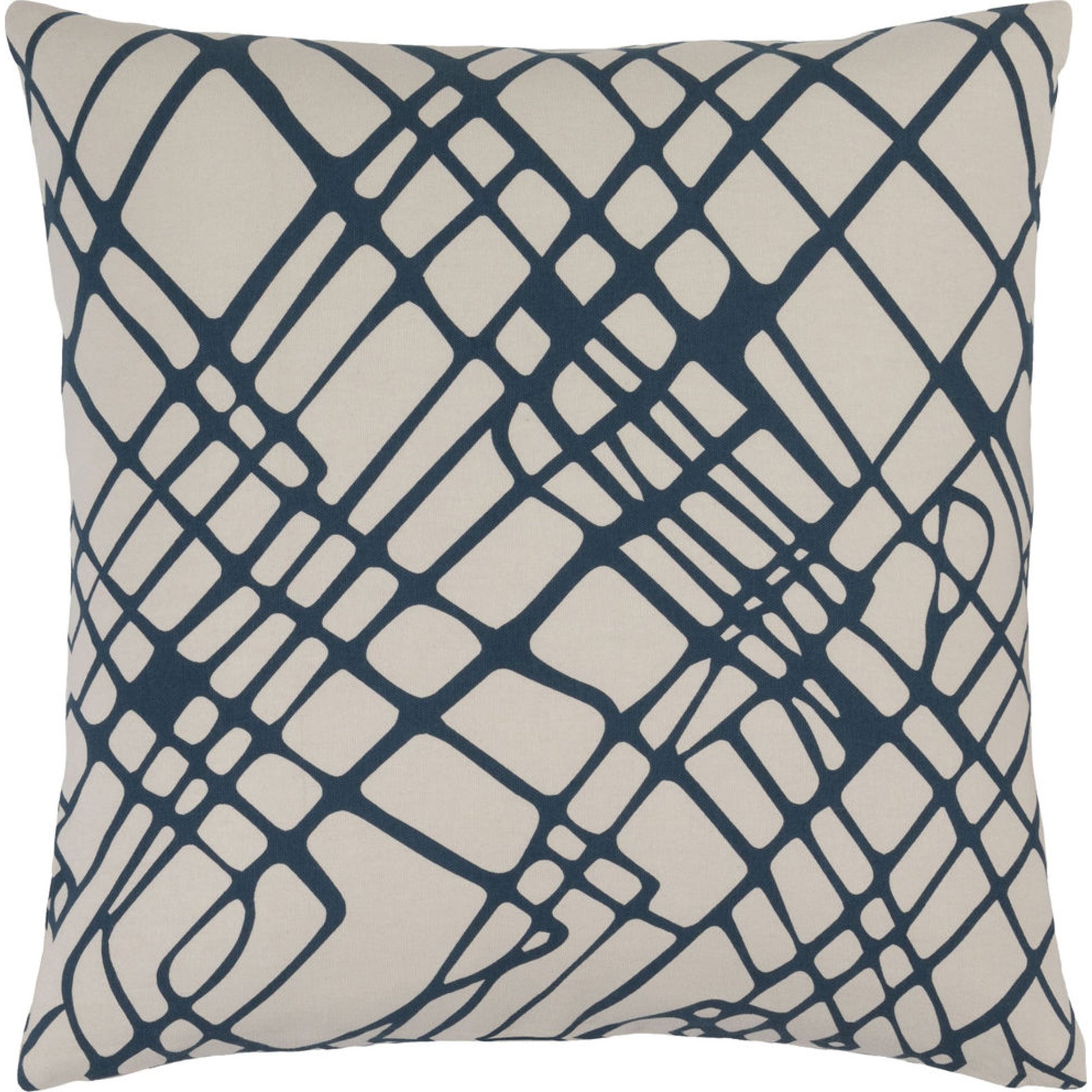 Somerset Pillow - 9430 by Surya in gray, ivory. Made from 100% cotton in a modern style.